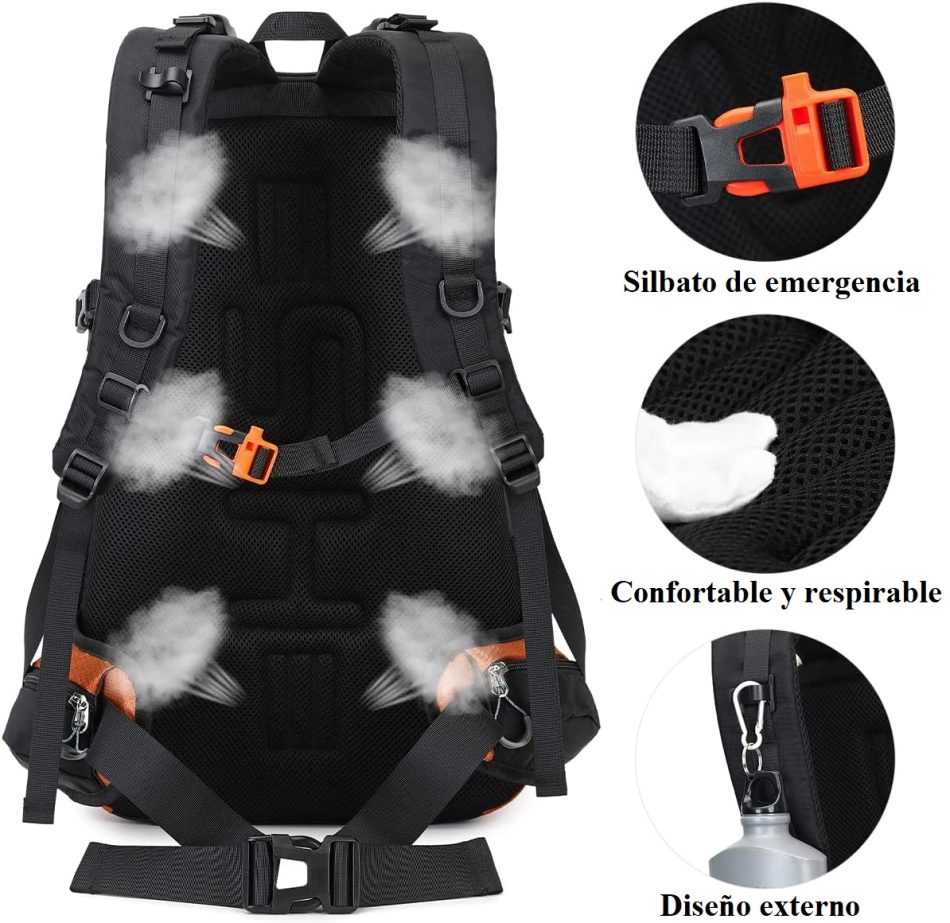 Mochila de viaje Nepal Naranja 3 Mochila de viaje Nepal Naranja 3